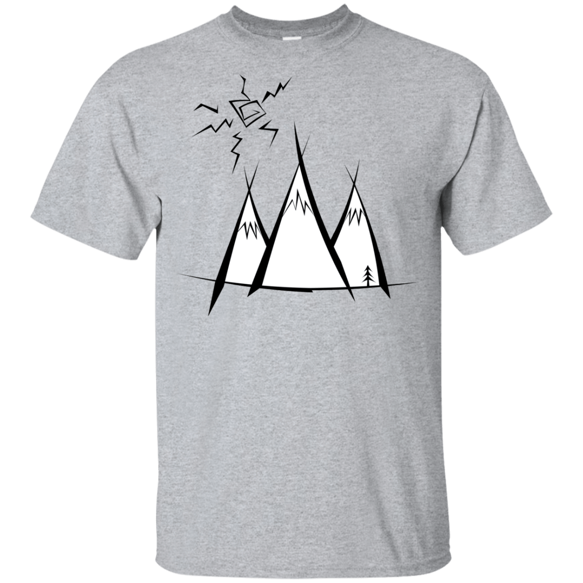 T-Shirts Sport Grey / YXS Sunny Mountains Youth T-Shirt