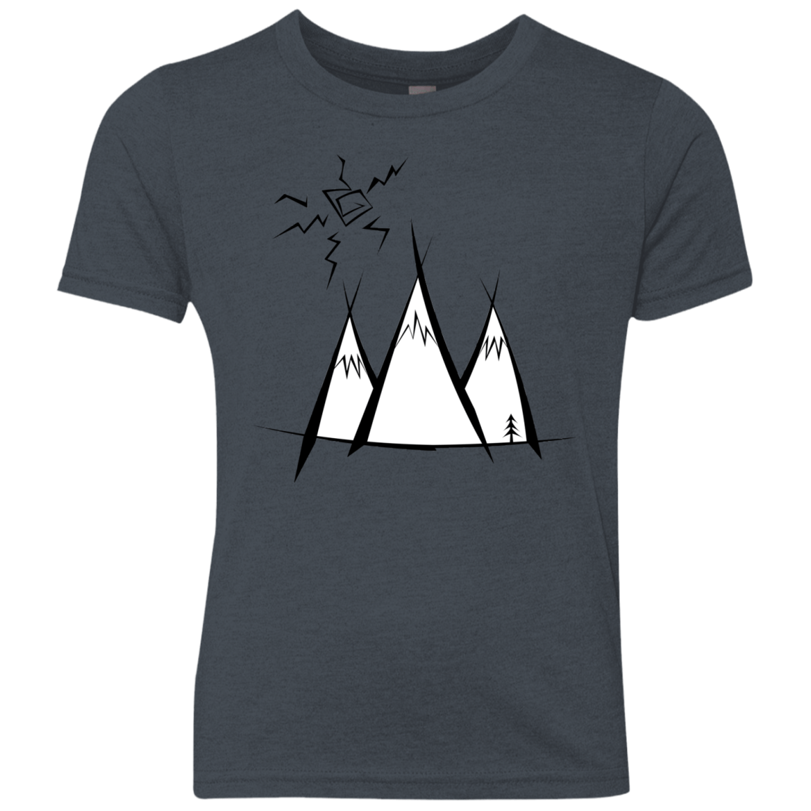 Sunny Mountains Youth Triblend T-Shirt
