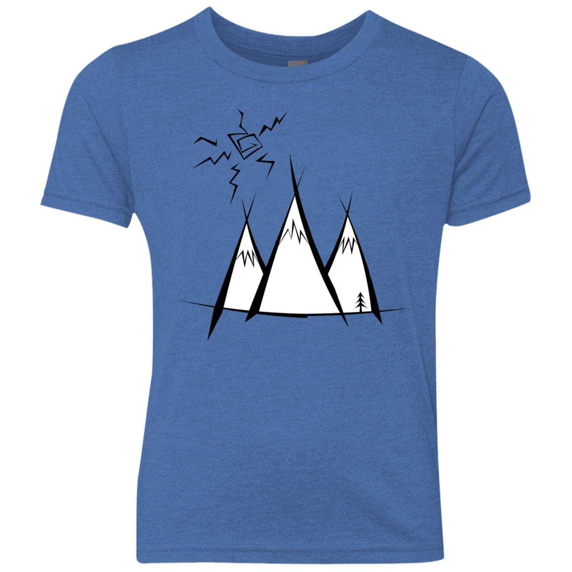 Sunny Mountains Youth Triblend T-Shirt