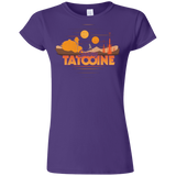 T-Shirts Purple / S Sunny Tatooine Junior Slimmer-Fit T-Shirt