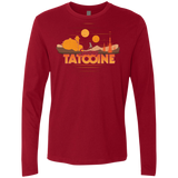 T-Shirts Cardinal / S Sunny Tatooine Men's Premium Long Sleeve