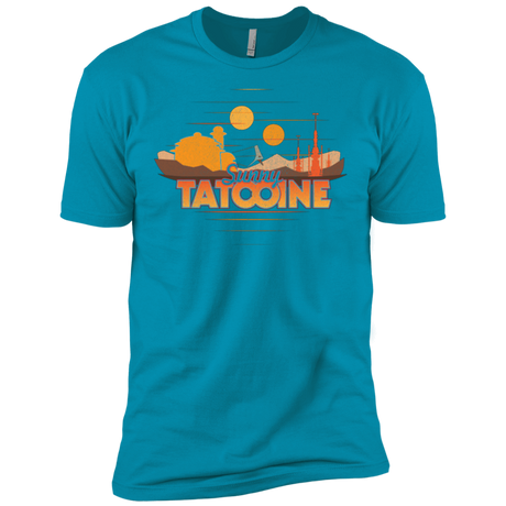 T-Shirts Turquoise / X-Small Sunny Tatooine Men's Premium T-Shirt