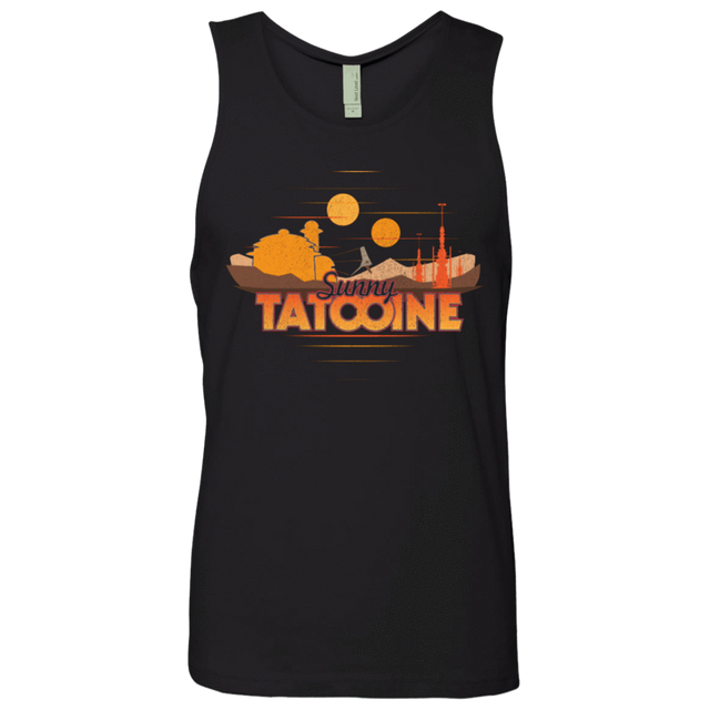 T-Shirts Black / S Sunny Tatooine Men's Premium Tank Top