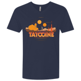 T-Shirts Midnight Navy / X-Small Sunny Tatooine Men's Premium V-Neck