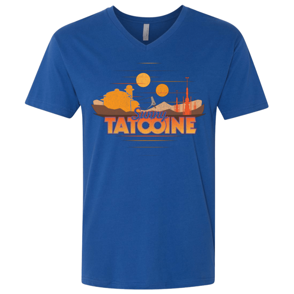 T-Shirts Royal / X-Small Sunny Tatooine Men's Premium V-Neck