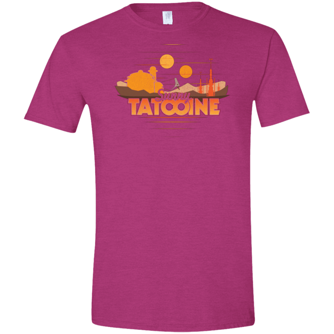 T-Shirts Antique Heliconia / S Sunny Tatooine Men's Semi-Fitted Softstyle