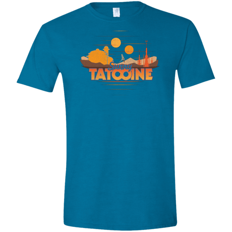 T-Shirts Antique Sapphire / S Sunny Tatooine Men's Semi-Fitted Softstyle