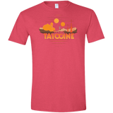 T-Shirts Heather Red / S Sunny Tatooine Men's Semi-Fitted Softstyle