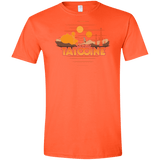 T-Shirts Orange / S Sunny Tatooine Men's Semi-Fitted Softstyle