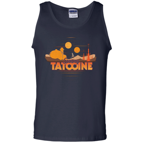 T-Shirts Navy / S Sunny Tatooine Men's Tank Top