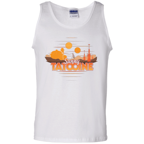T-Shirts White / S Sunny Tatooine Men's Tank Top