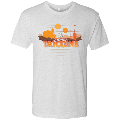 T-Shirts Heather White / S Sunny Tatooine Men's Triblend T-Shirt