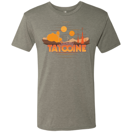 T-Shirts Venetian Grey / S Sunny Tatooine Men's Triblend T-Shirt
