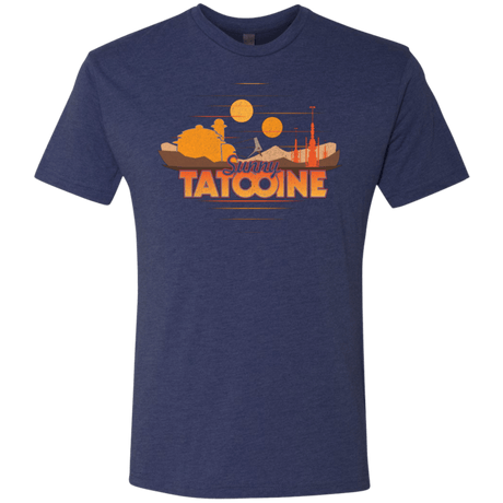 T-Shirts Vintage Navy / S Sunny Tatooine Men's Triblend T-Shirt