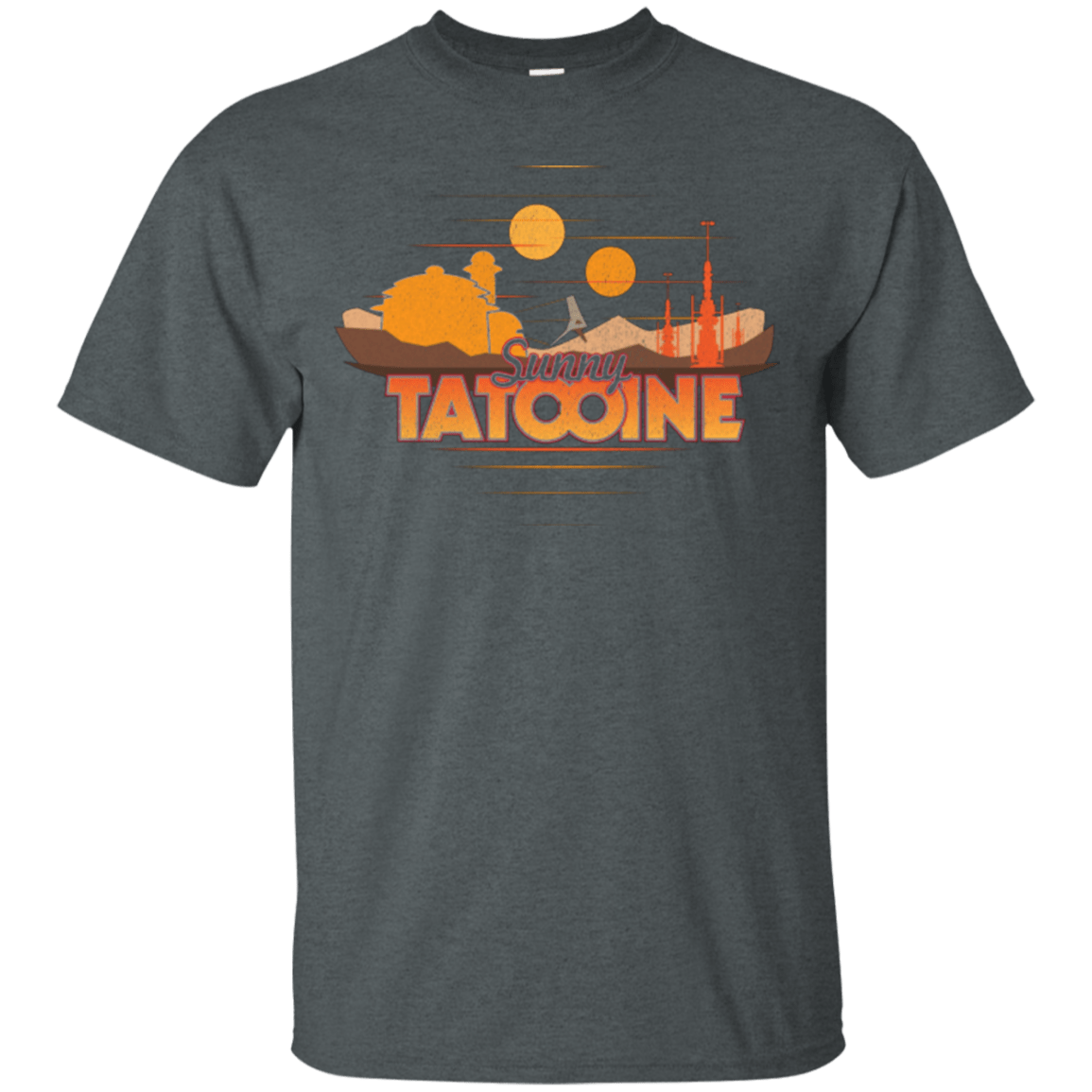 T-Shirts Dark Heather / S Sunny Tatooine T-Shirt