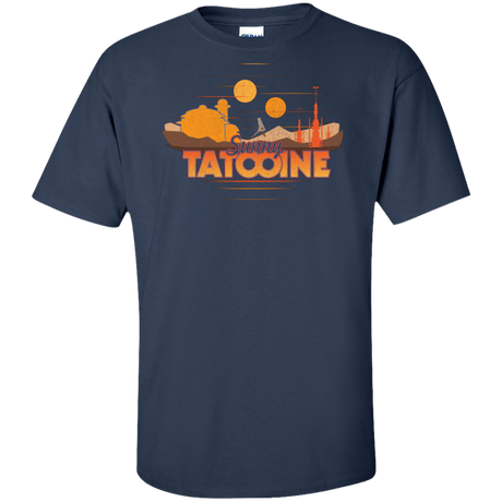 T-Shirts Navy / XLT Sunny Tatooine Tall T-Shirt