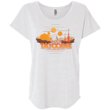 T-Shirts Heather White / X-Small Sunny Tatooine Triblend Dolman Sleeve