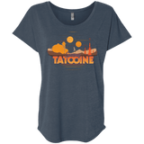 T-Shirts Indigo / X-Small Sunny Tatooine Triblend Dolman Sleeve