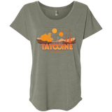 T-Shirts Venetian Grey / X-Small Sunny Tatooine Triblend Dolman Sleeve