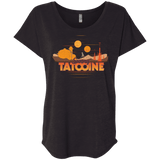 T-Shirts Vintage Black / X-Small Sunny Tatooine Triblend Dolman Sleeve