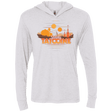 T-Shirts Heather White / X-Small Sunny Tatooine Triblend Long Sleeve Hoodie Tee