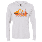 T-Shirts Heather White / X-Small Sunny Tatooine Triblend Long Sleeve Hoodie Tee