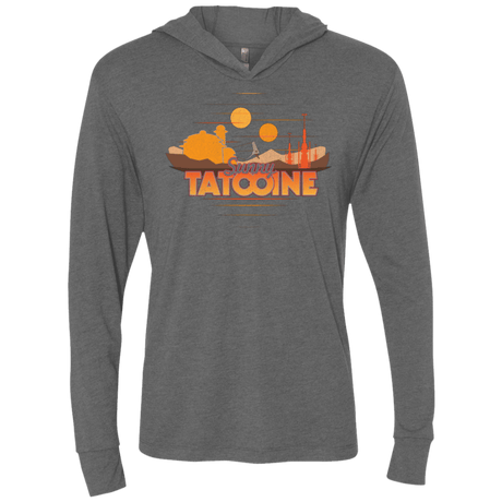 T-Shirts Premium Heather / X-Small Sunny Tatooine Triblend Long Sleeve Hoodie Tee