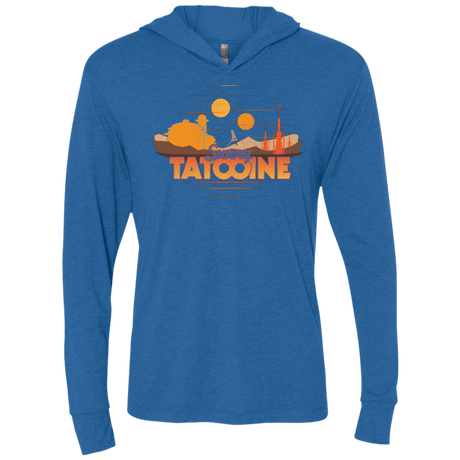 T-Shirts Vintage Royal / X-Small Sunny Tatooine Triblend Long Sleeve Hoodie Tee