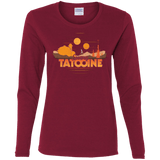 T-Shirts Cardinal / S Sunny Tatooine Women's Long Sleeve T-Shirt