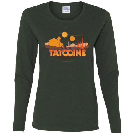 T-Shirts Forest / S Sunny Tatooine Women's Long Sleeve T-Shirt