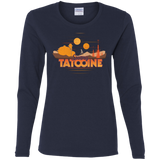 T-Shirts Navy / S Sunny Tatooine Women's Long Sleeve T-Shirt