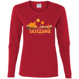 T-Shirts Red / S Sunny Tatooine Women's Long Sleeve T-Shirt