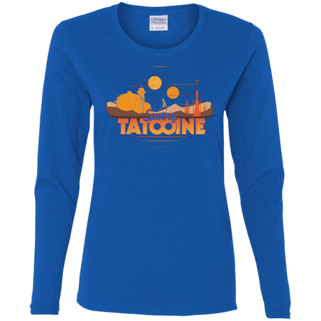 T-Shirts Royal / S Sunny Tatooine Women's Long Sleeve T-Shirt