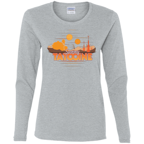 T-Shirts Sport Grey / S Sunny Tatooine Women's Long Sleeve T-Shirt