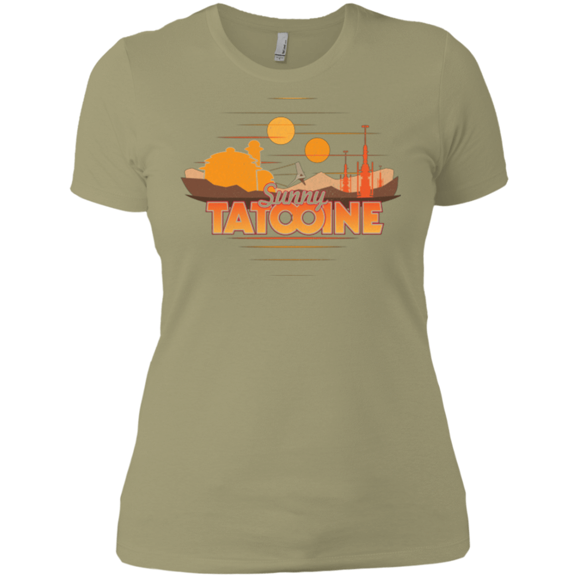 T-Shirts Light Olive / X-Small Sunny Tatooine Women's Premium T-Shirt