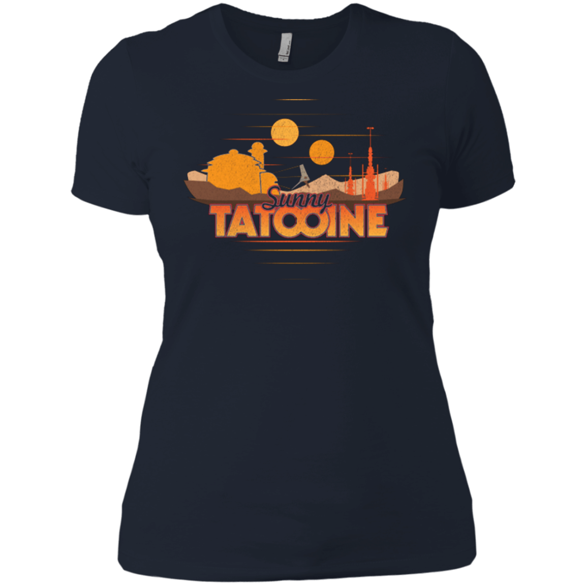 T-Shirts Midnight Navy / X-Small Sunny Tatooine Women's Premium T-Shirt