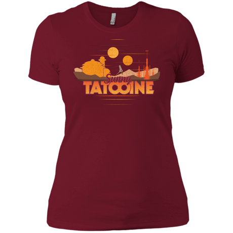 T-Shirts Scarlet / X-Small Sunny Tatooine Women's Premium T-Shirt