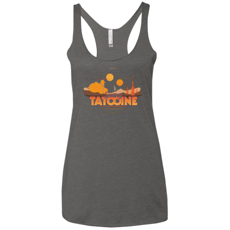 T-Shirts Premium Heather / X-Small Sunny Tatooine Women's Triblend Racerback Tank
