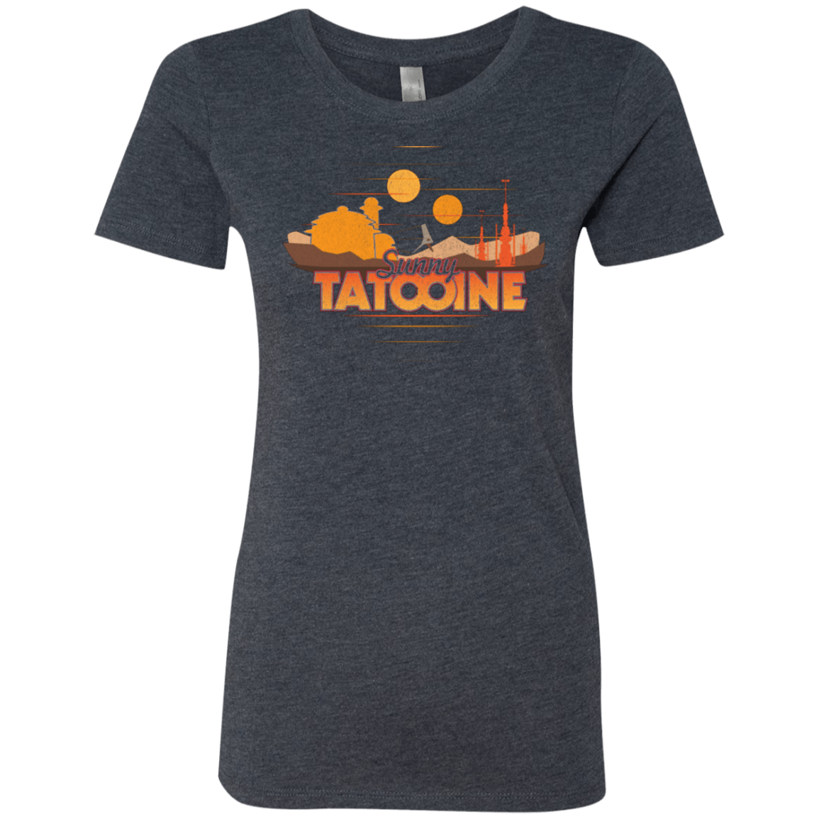 T-Shirts Vintage Navy / S Sunny Tatooine Women's Triblend T-Shirt