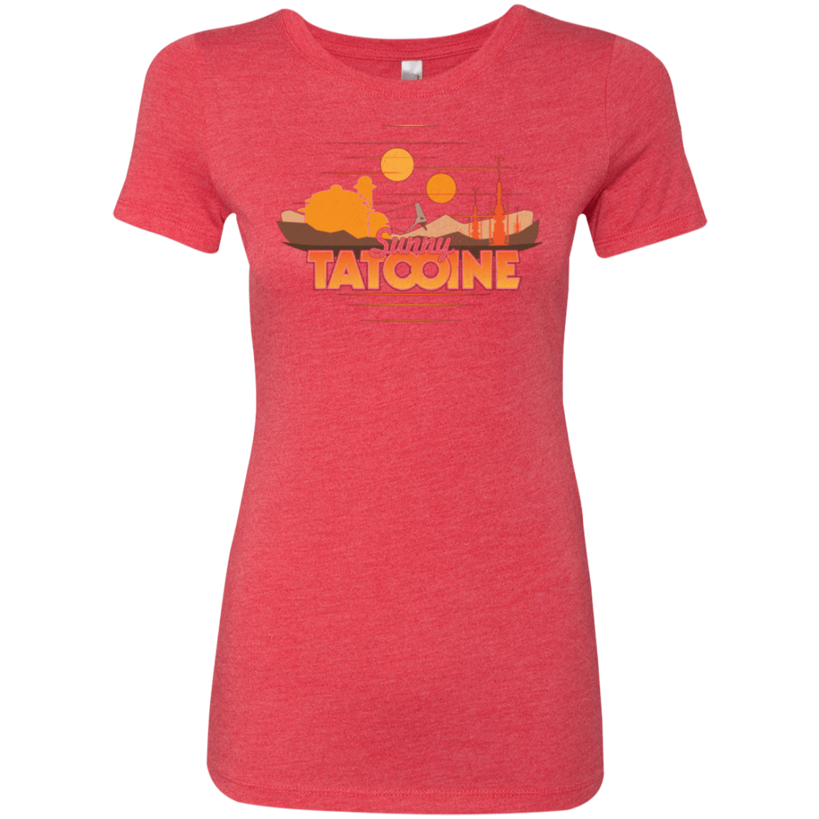 T-Shirts Vintage Red / S Sunny Tatooine Women's Triblend T-Shirt