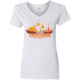 T-Shirts White / S Sunny Tatooine Women's V-Neck T-Shirt