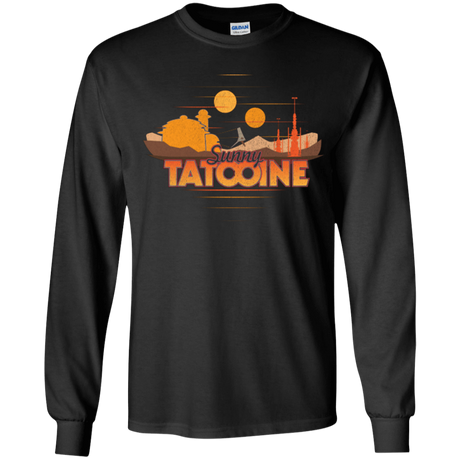 T-Shirts Black / YS Sunny Tatooine Youth Long Sleeve T-Shirt