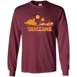 T-Shirts Maroon / YS Sunny Tatooine Youth Long Sleeve T-Shirt