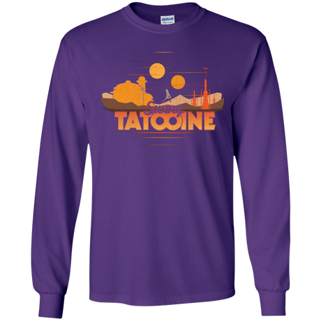T-Shirts Purple / YS Sunny Tatooine Youth Long Sleeve T-Shirt
