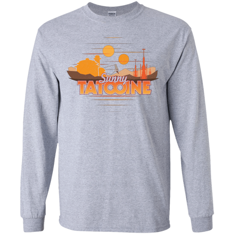 T-Shirts Sport Grey / YS Sunny Tatooine Youth Long Sleeve T-Shirt