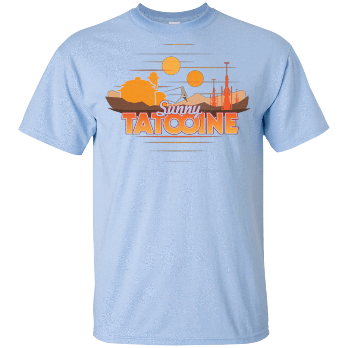 T-Shirts Light Blue / YXS Sunny Tatooine Youth T-Shirt