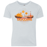 T-Shirts Heather White / YXS Sunny Tatooine Youth Triblend T-Shirt