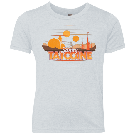T-Shirts Heather White / YXS Sunny Tatooine Youth Triblend T-Shirt