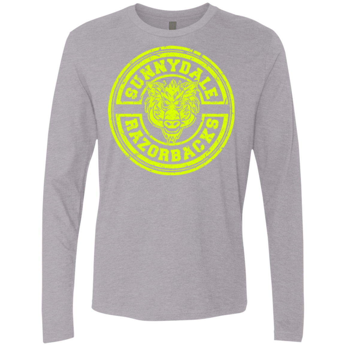 T-Shirts Heather Grey / Small Sunnydale razorbacks Men's Premium Long Sleeve