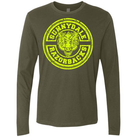 T-Shirts Military Green / Small Sunnydale razorbacks Men's Premium Long Sleeve